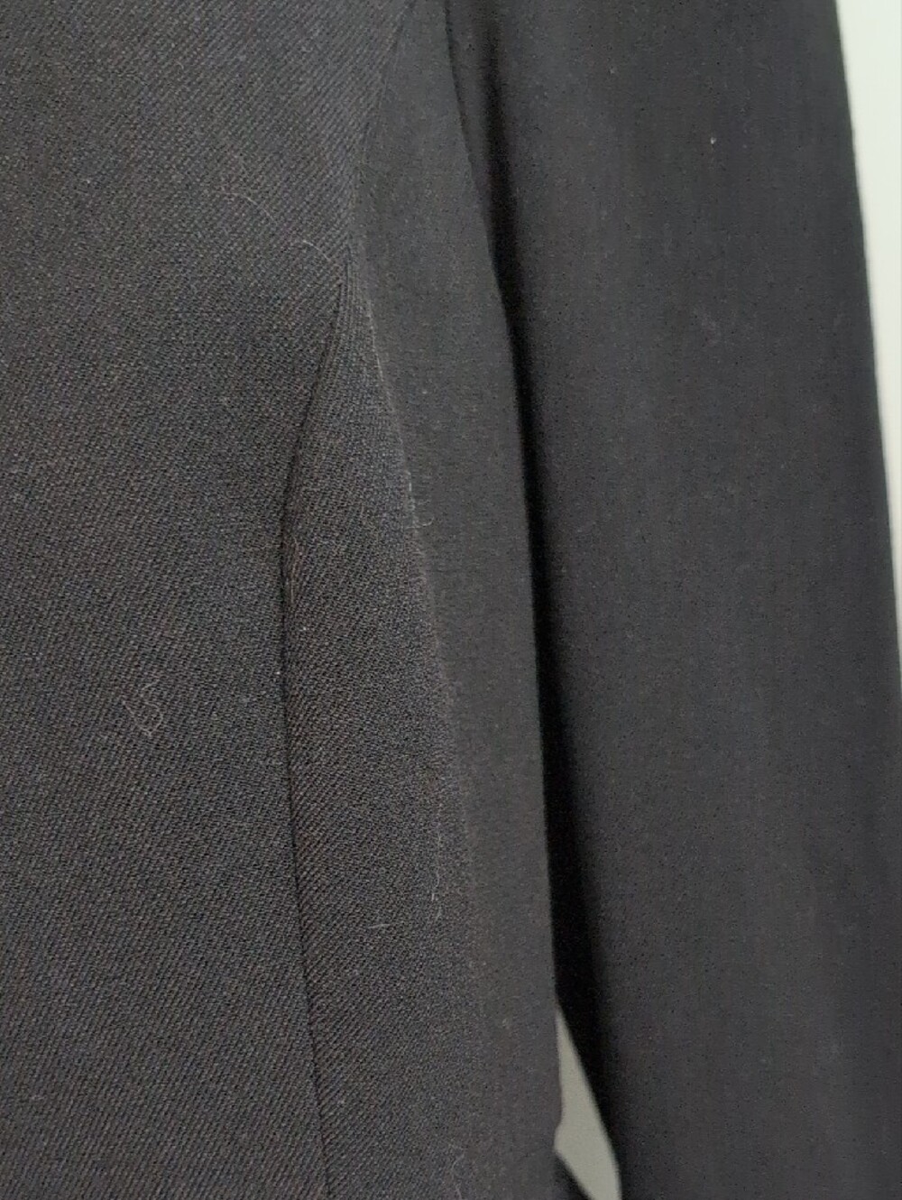 Betsey Johnson Black Coat with Crochet Ruffles - Picture 16 of 16